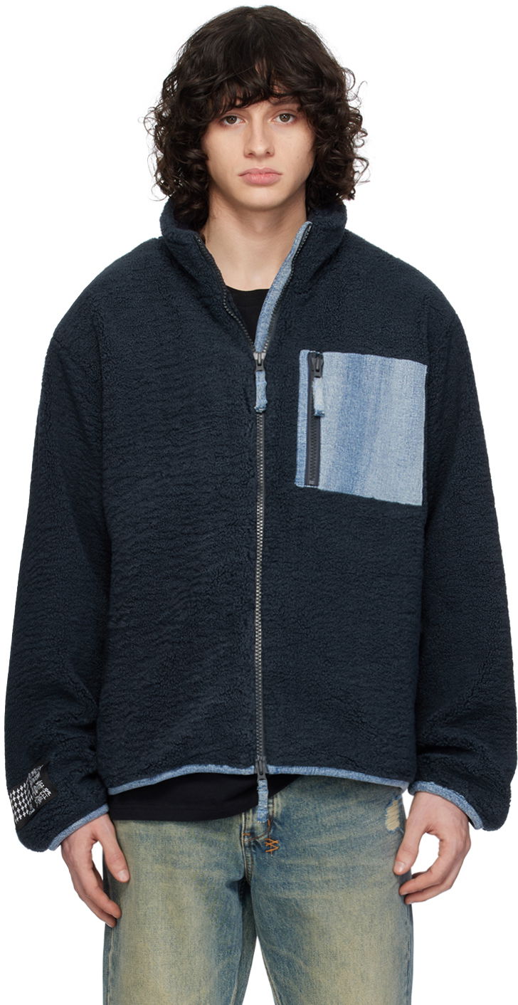Яке Ksubi Icebreaker Zip-Up Jacket Тъмно синьо | MPS24JK007, 0