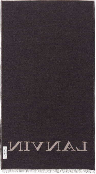Шал LANVIN Lanvin Logo Woven Scarf Бежово | 6L3518 J6060, 1