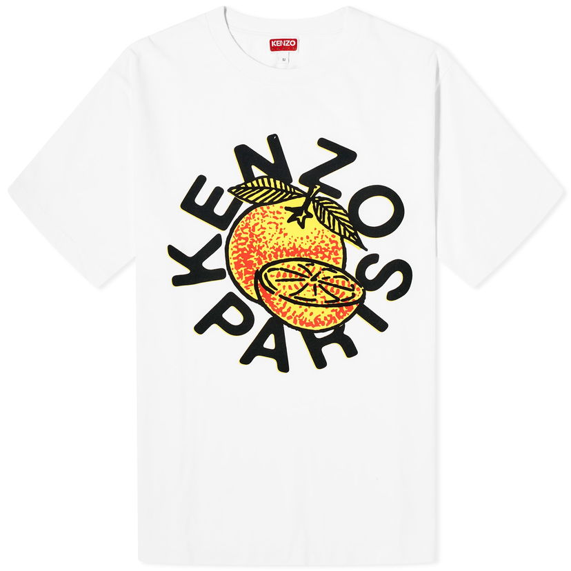 Тениска KENZO Big Orange T-Shirt Бяло | FE55TS2794SG-02