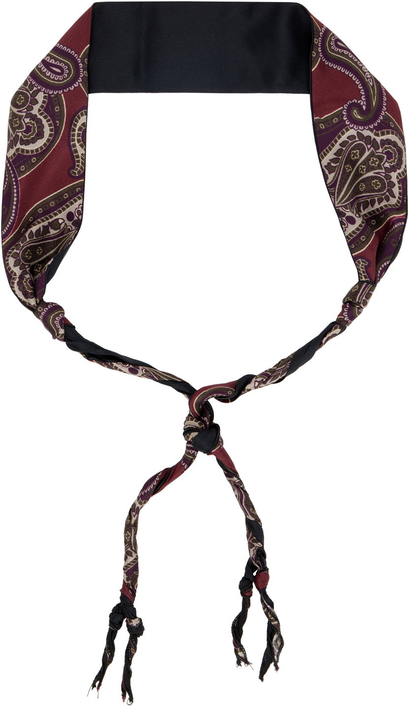 Шал OUR LEGACY Our Legacy Paisley Print Twisted Tie Многоцветен | A4258TBPA