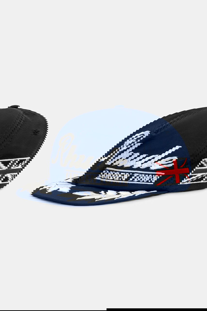 Шапка с козирка Rhude RHUDE Camden Town Cap Тъмно синьо | RHPF25HA01005, 0