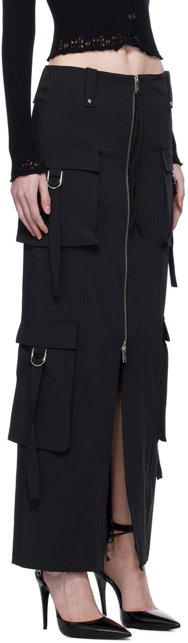Пола Blumarine Blumarine Cargo Maxi Skirt Черно | A344G010A, 1