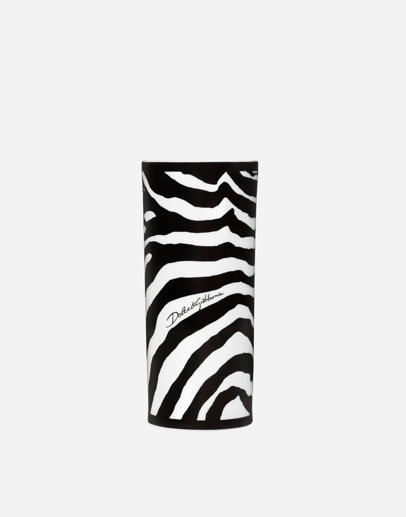 Домашен декор Dolce & Gabbana Dolce & Gabbana Cylindrical Porcelain Vase Onesize Многоцветен | TCC196TCAMXUZ003