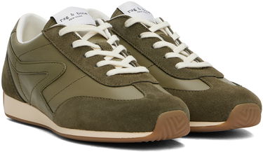 Кецове и обувки rag & bone Slim Retro Runner Зелено | WFF24FF028LE28, 3