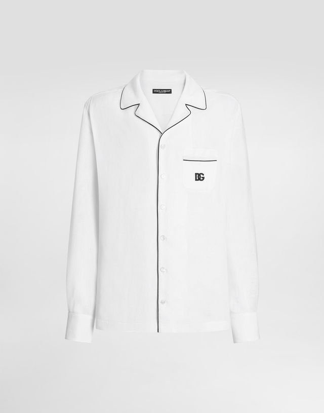 Dolce & Gabbana Linen Vanity Shirt