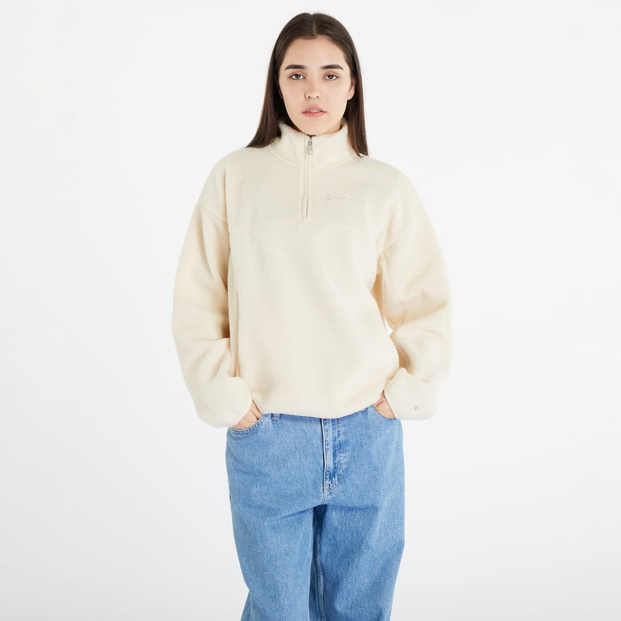 Суитчър Champion Half Zip Sweatshirt "Creamy" Бежово | 116739 CHA YS015, 0