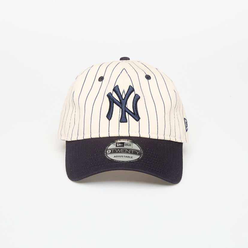 Шапка с козирка New Era New York Yankees 9TWENTY Pinstripe Adjustable Cap Бежово | 60691238