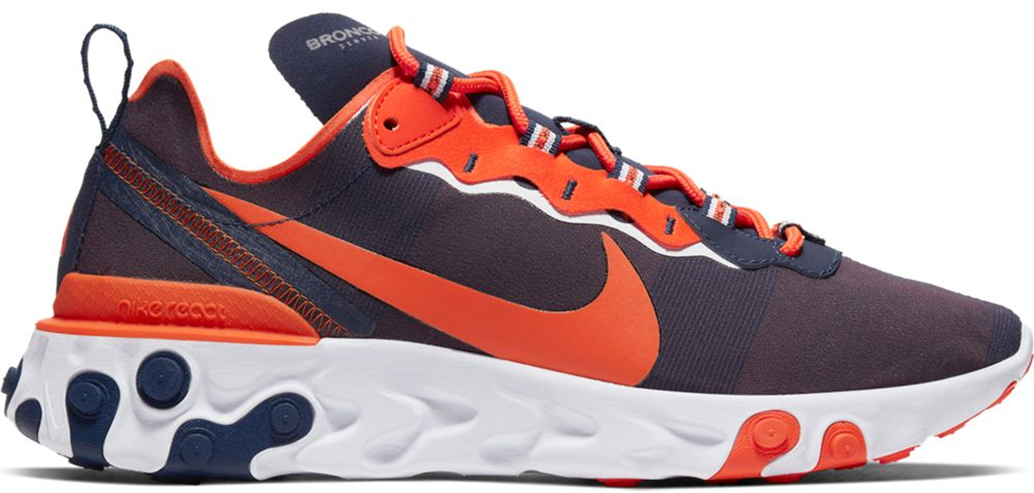 Кецове и обувки Nike React Element 55 "Denver Broncos" Червено | CK4869-400, 0
