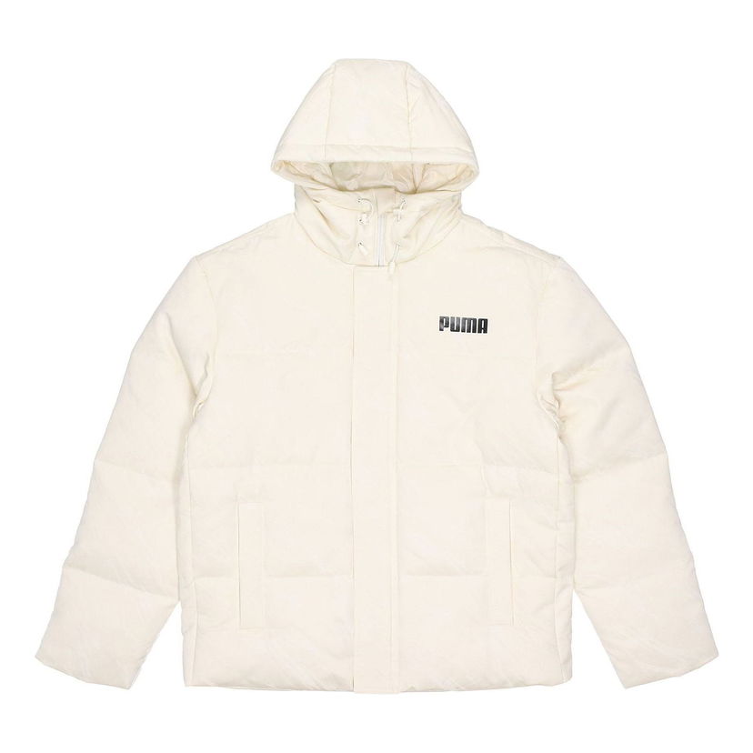 Пухо яке Puma Hooded Solid Jacket Бяло | 846320-73