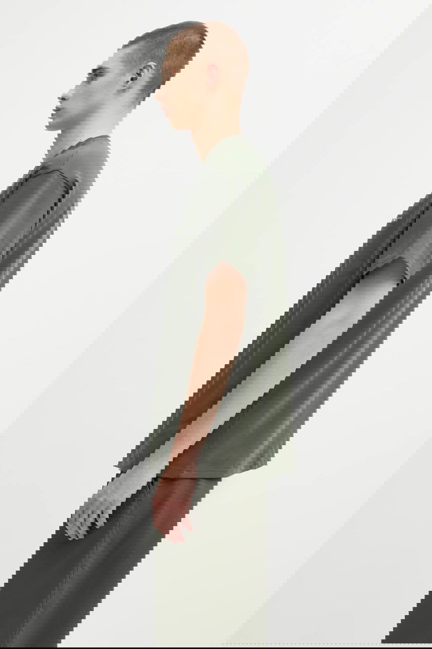 Тениска Carhartt WIP S/S Script Embroidery T-Shirt Зелено | I030435.3CDXX, 1