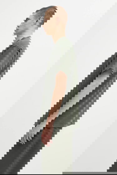 Тениска Carhartt WIP S/S Script Embroidery T-Shirt Зелено | I030435.3CDXX, 1