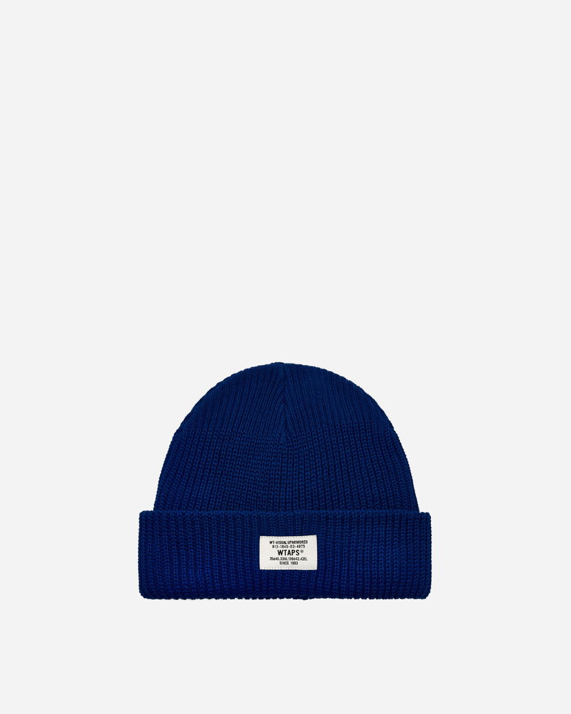 Шапка WTAPS Beanie Синьо | 242MADT-HT01 002