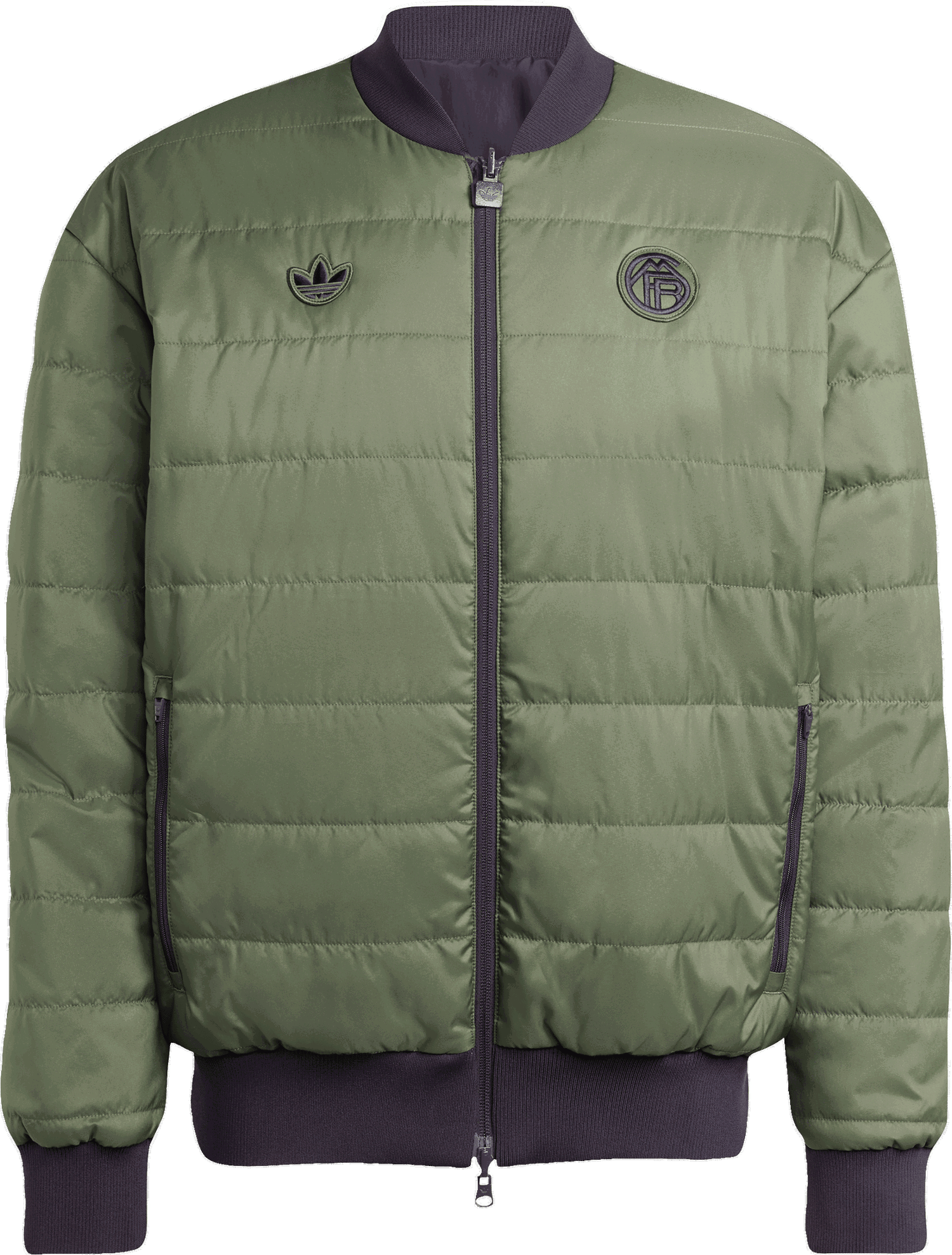 Яке бомбър adidas Originals FC Bayern Munich Icon Bomber Jacket Зелено | jm9434, 0