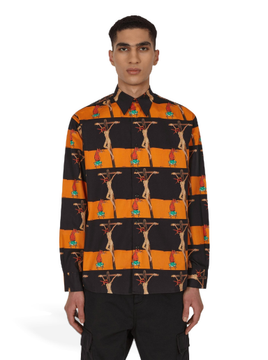 Риза Sex Skateboards Crusifix Button Up Многоцветен | SX27 001