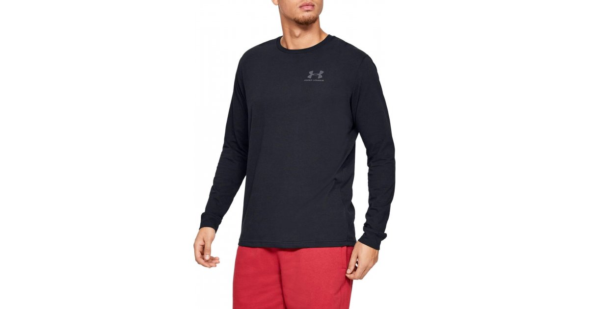 Тениска Under Armour Sportstyle Left Chest T-Shirt Черно | 1329585-001, 1