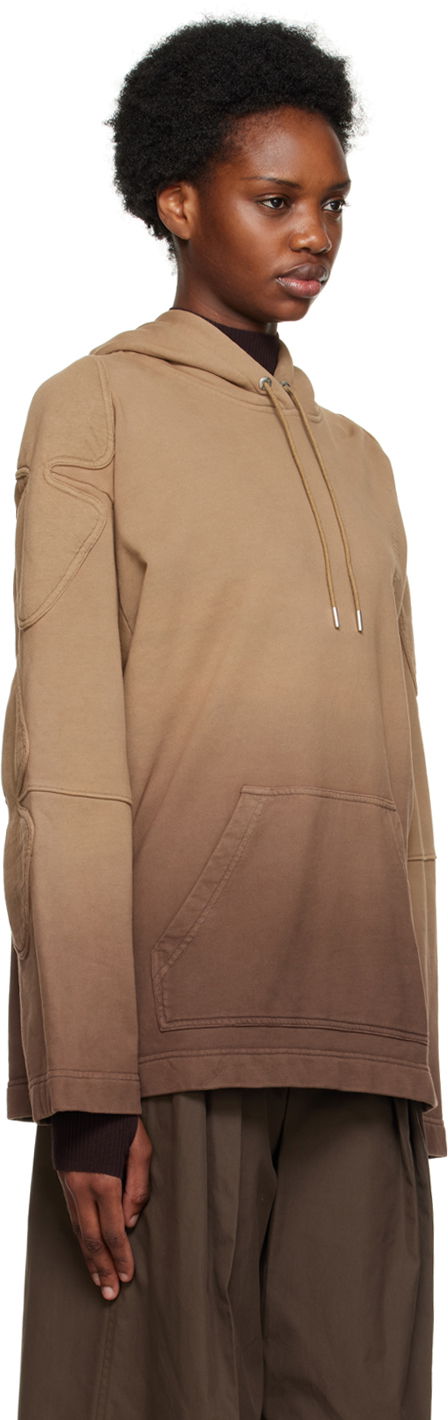 Суитчър Dion Lee Padded Sunfade Hoodie Кафяво | C3093R23, 1