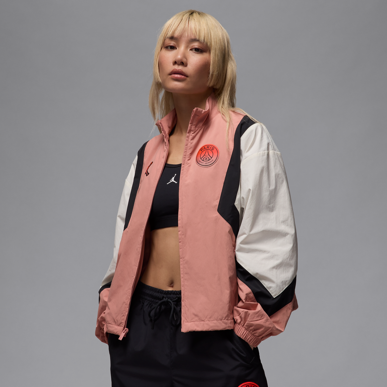 Яке бомбър Jordan Paris Saint-Germain Football Track Jacket Розово | FV7745-685, 0