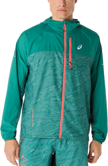 Ветровка Asics Fujitrail Packable Windbreaker Jacket Зелено | 2011c991-300, 0