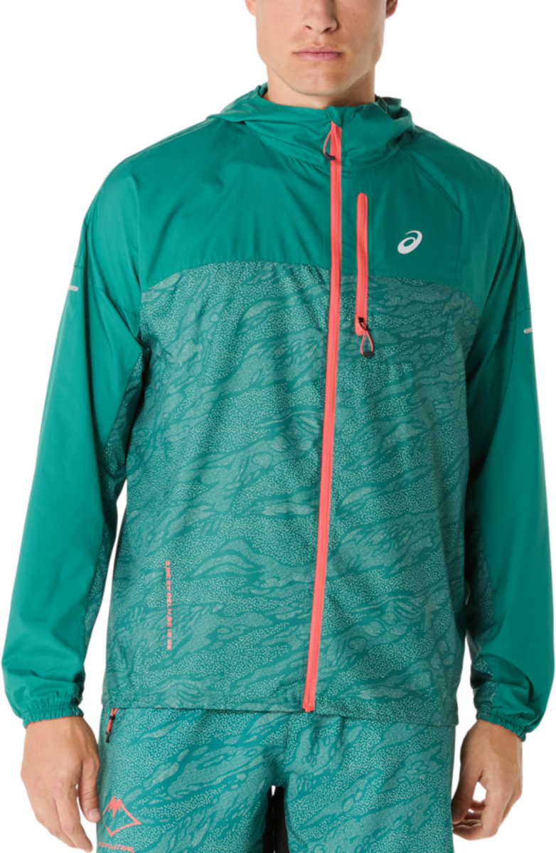 Ветровка Asics Fujitrail Packable Windbreaker Jacket Зелено | 2011c991-300