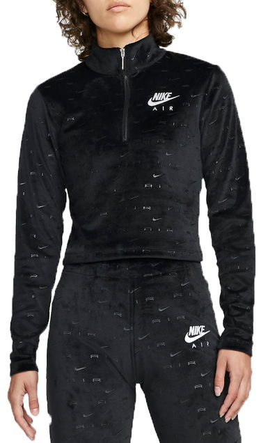 Комплект Nike Nike Air Women's Velour Crop Top Черно | dd5443-010, 0
