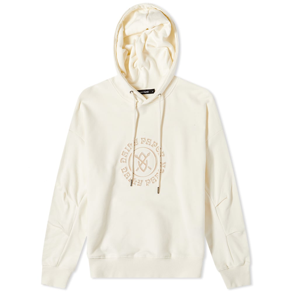 Суитчър DAILY PAPER Poppy Logo Hoody Egret Бежово | 2311131, 0