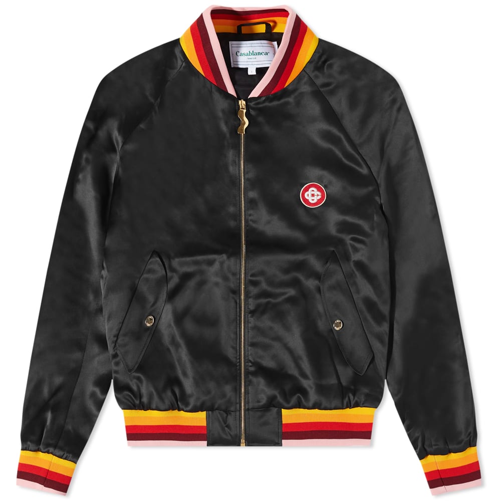 Яке Casablanca Souvenir Jacket Черно | MS22-JK-031-BLK, 0