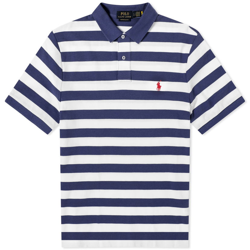 Поло тениска Polo by Ralph Lauren Bold Stripe Polo Shirt Тъмно синьо | 710934552001