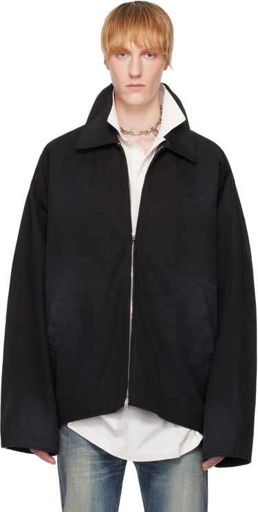 Ветровка Balenciaga Zip-Up Jacket Черно | 817649TRP15, 0