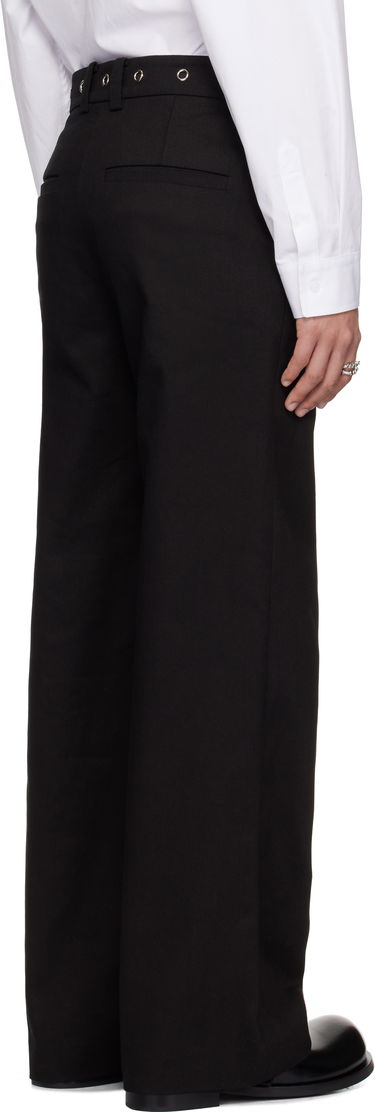 Панталони We11done We11done Eyelet Detailed Trousers Черно | WD-PT0-25-269-M-BK, 2