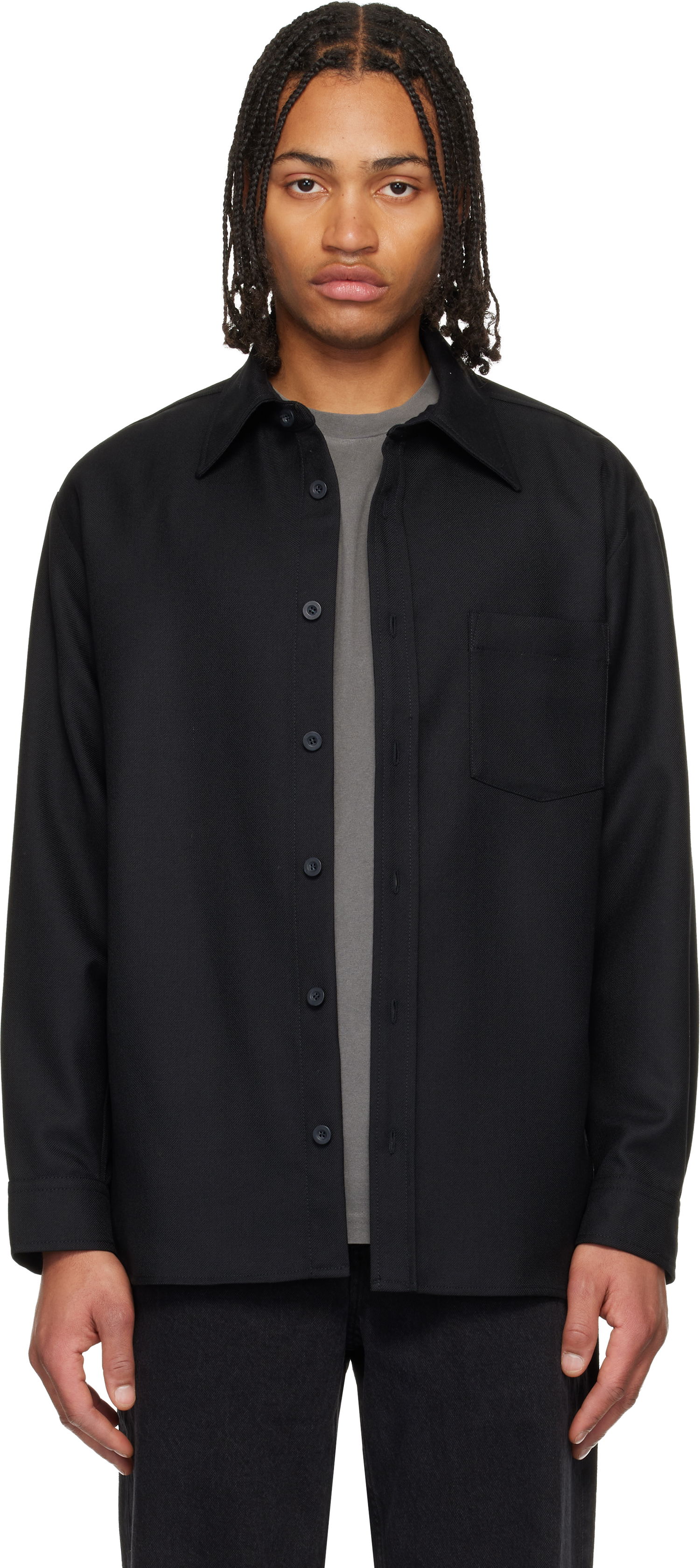 Риза A.P.C. Malaury Overshirt Черно | PSALP-H32058, 0