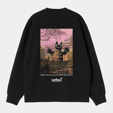 Суитчър Carhartt WIP W' Wiptopia Script Sweatshirt Черно | I035515_26, 4