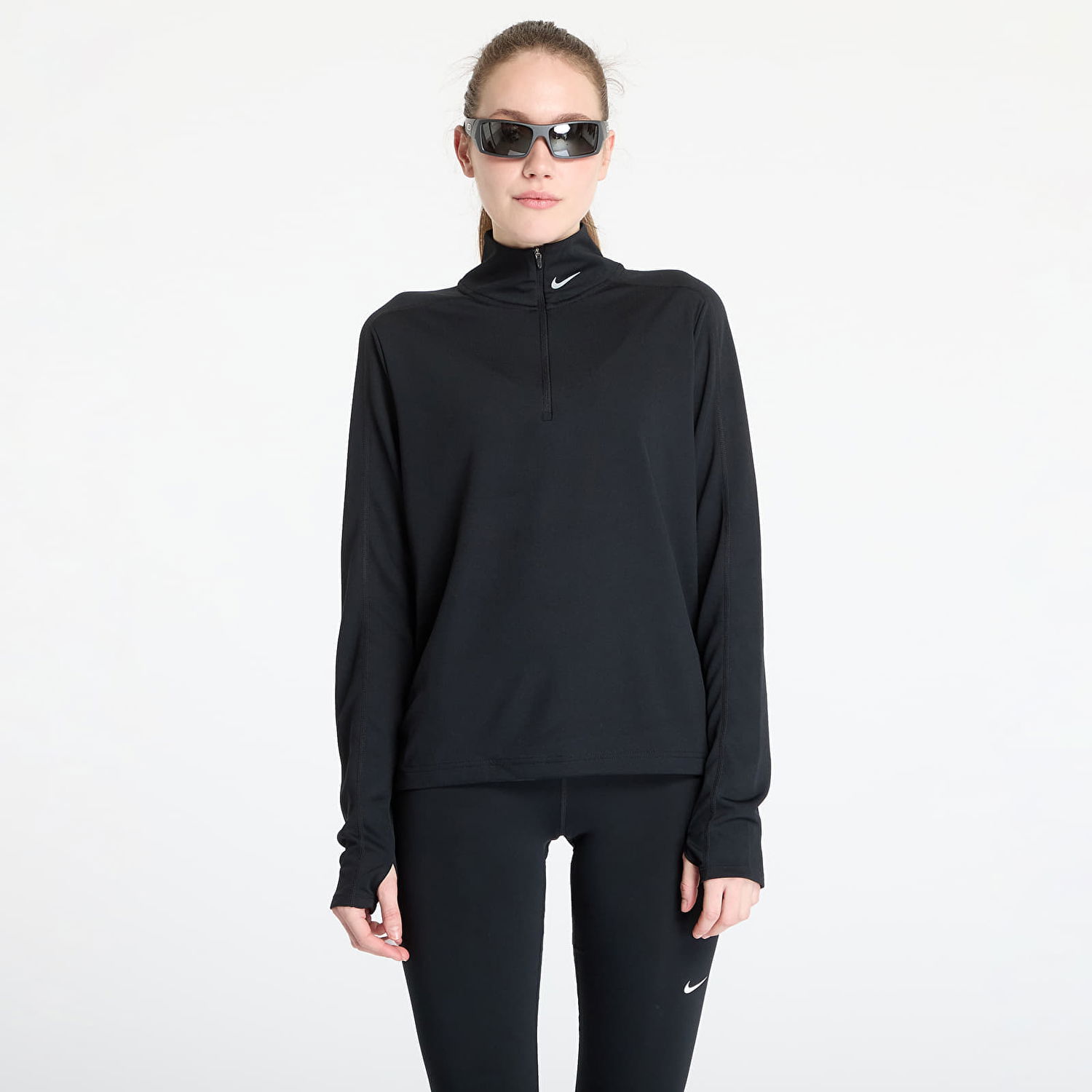 Суитчър Nike Pacer Dri-FIT 1/4-Zip Running Top Черно | HV6958-010, 0