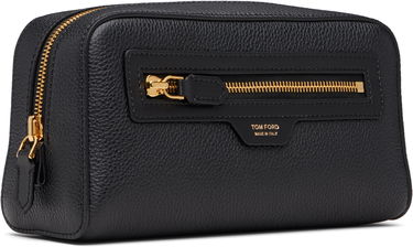 Чанта за пътуване Tom Ford Tom Ford Grain Leather Wash Pouch Черно | Y0356-LCL213G, 1