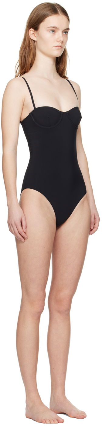 Бански TOTEME Bra One-Piece Swimsuit Черно | 212-843-795, 1