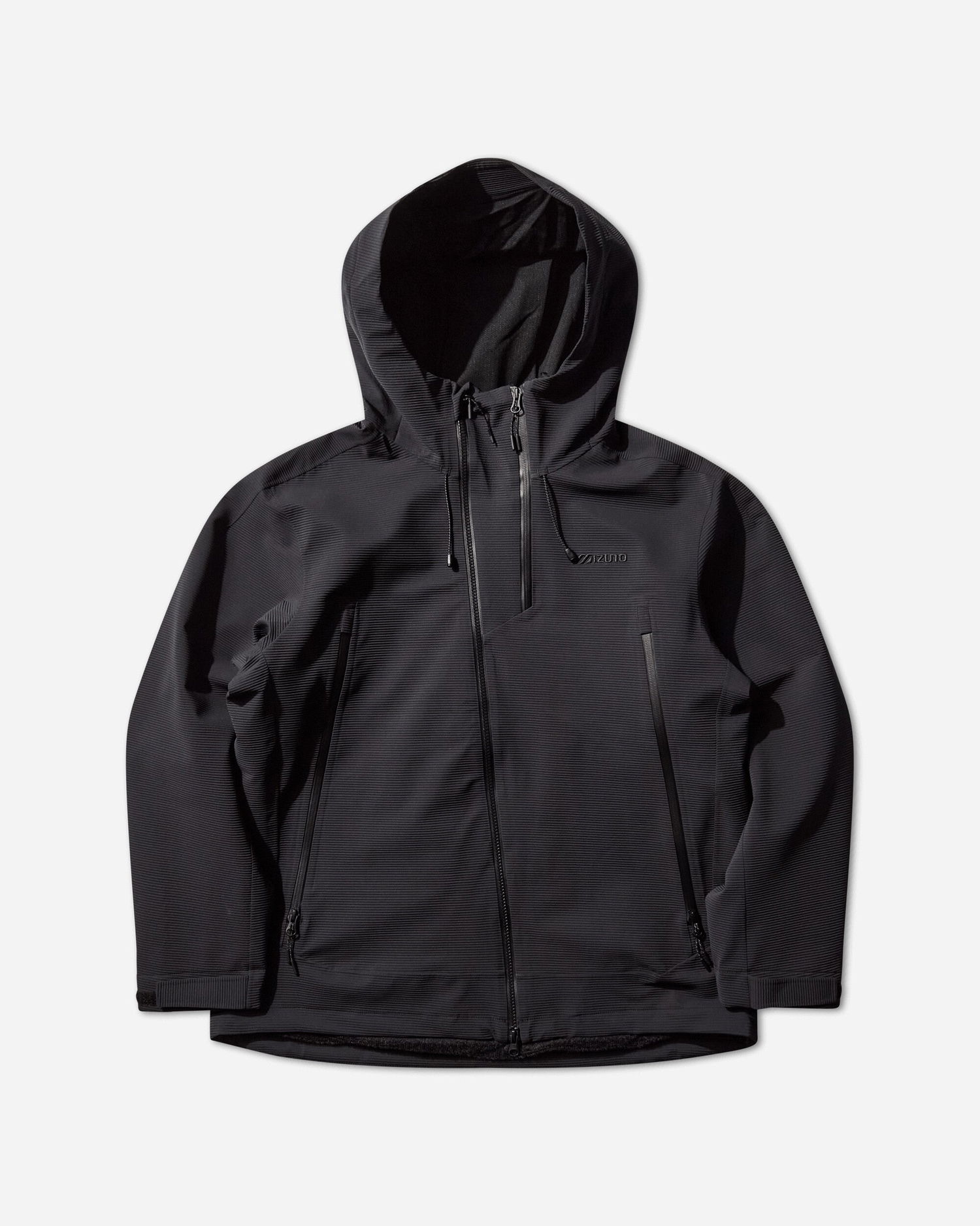 Яке Mizuno Tech Hard Shell Hooded Ribbed Jacket Черно | B2GEC510-09, 0