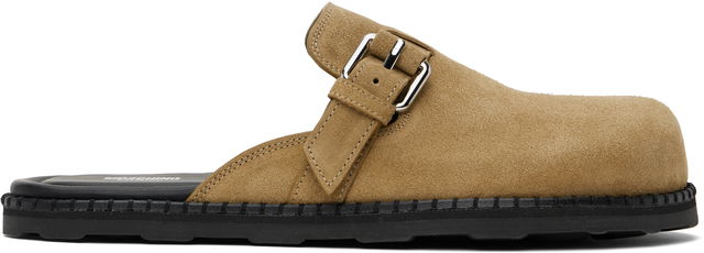 Moschino Suede Mule Loafers