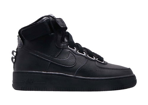 Кецове и обувки Nike Air Force 1 High Utility Triple Black W Черно | AJ7311-001, 0