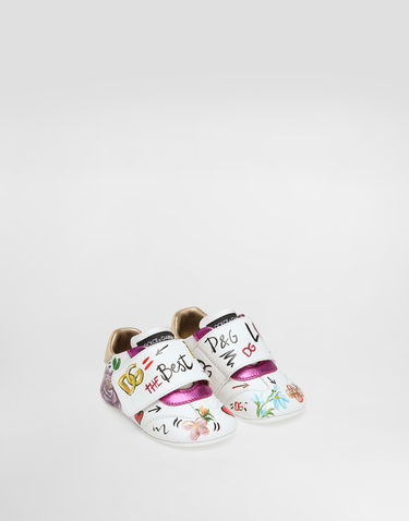 Аксесоари Dolce & Gabbana Dolce & Gabbana Calfskin Newborn Girls' Shoes Бяло | DK0109AW567HWF57, 1