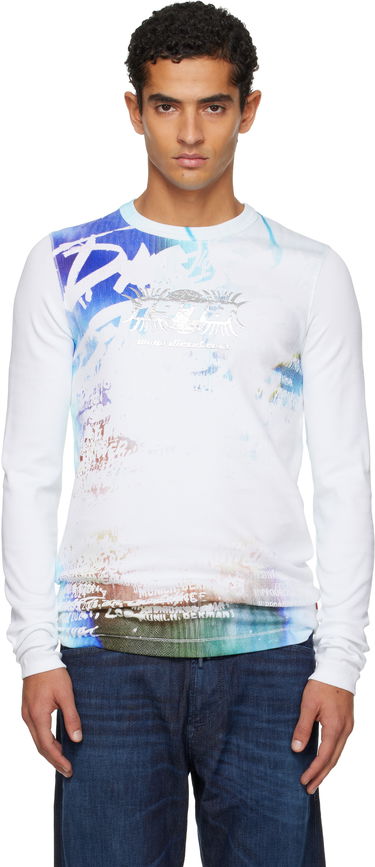 Тениска Diesel Long Sleeve Abstract Graphic T-shirt Многоцветен | A19435-0JEAI-141A, 0