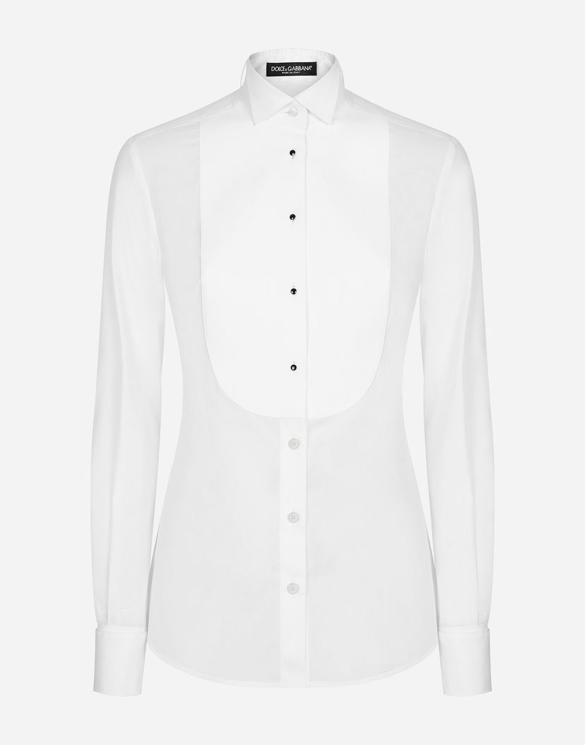 Риза Dolce & Gabbana Tuxedo Shirt Бяло | F5S88TGDCPJW0800