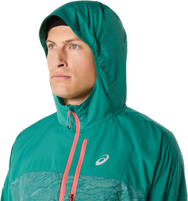 Ветровка Asics Fujitrail Packable Windbreaker Jacket Зелено | 2011c991-300, 2