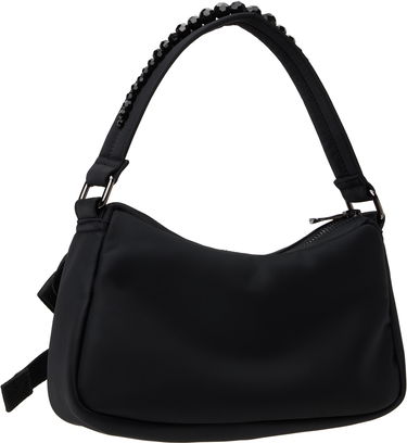 Дамска чанта Simone Rocha Simone Rocha Beaded Utility Bow Pochette Bag Черно | BAG176B 0761, 2