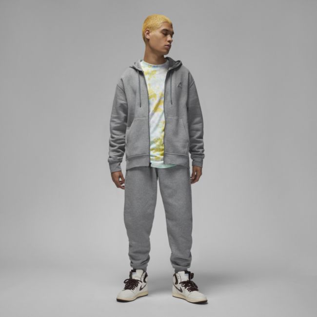 Суитчър Jordan Essentials Full-Zip Fleece Hoodie Сиво | DQ7350-091, 0