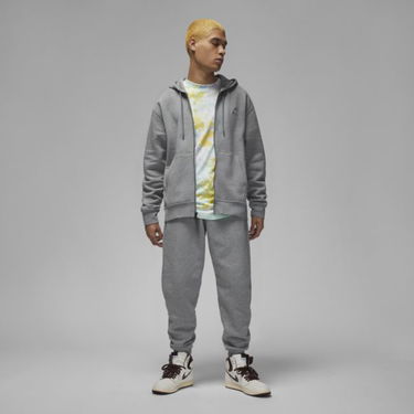 Суитчър Jordan Essentials Full-Zip Fleece Hoodie Сиво | DQ7350-091, 0