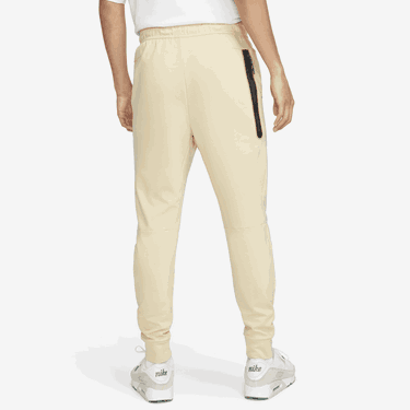 Спортни панталони Nike Sportswear Tech Fleece Lightweight Slim-Fit Jogger Tracksuit Bottoms Бежово | DX0826-783, 1