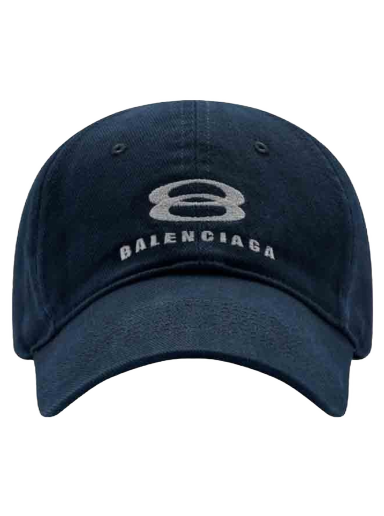 Шапка с козирка Balenciaga Unity Snowboard Cap Тъмно синьо | 680739410B24061