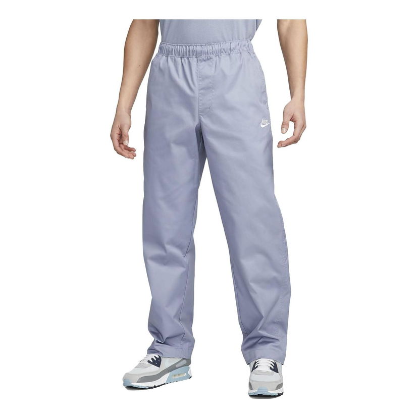 Панталони Nike Club Woven Straight Leg Trousers Лилаво | DX3337-493