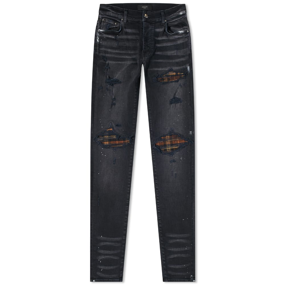 Дънки AMIRI MX1 Plaid Jeans Черно | PS22MDS138-023, 0