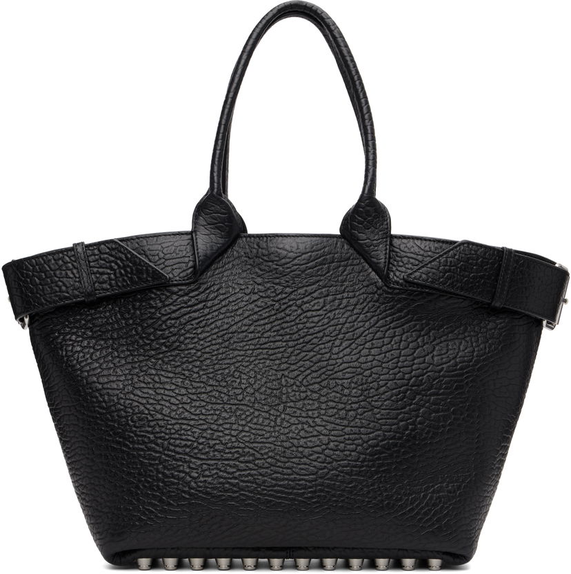 Голяма пазарска чанта Alexander Wang Alexander Wang Large Leather Rhett Tote Черно | 20325T60L