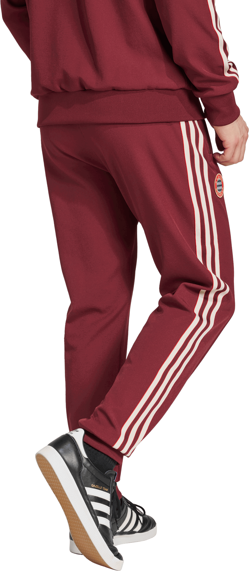 Спортни панталони adidas Performance FC Bayern Terrace Icons Track Pants Бургунди | JF0588, 1